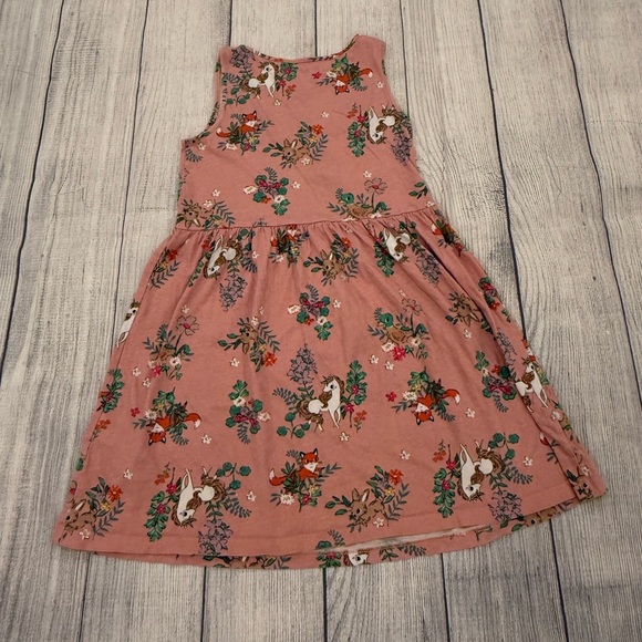 H&M Orange Pink Halter Sundress /girls size 6X-7 - Picture 4 of 7